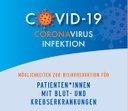 COVID-19-Informationsflyer für Patient*innen