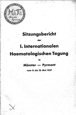 Sitzungsbericht der1. Internationalen Hämatologischen Tagung 1937.jpg